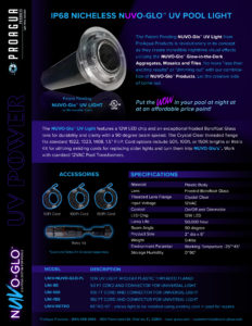 NUVO-Glo Lighting Specs for Homeowners