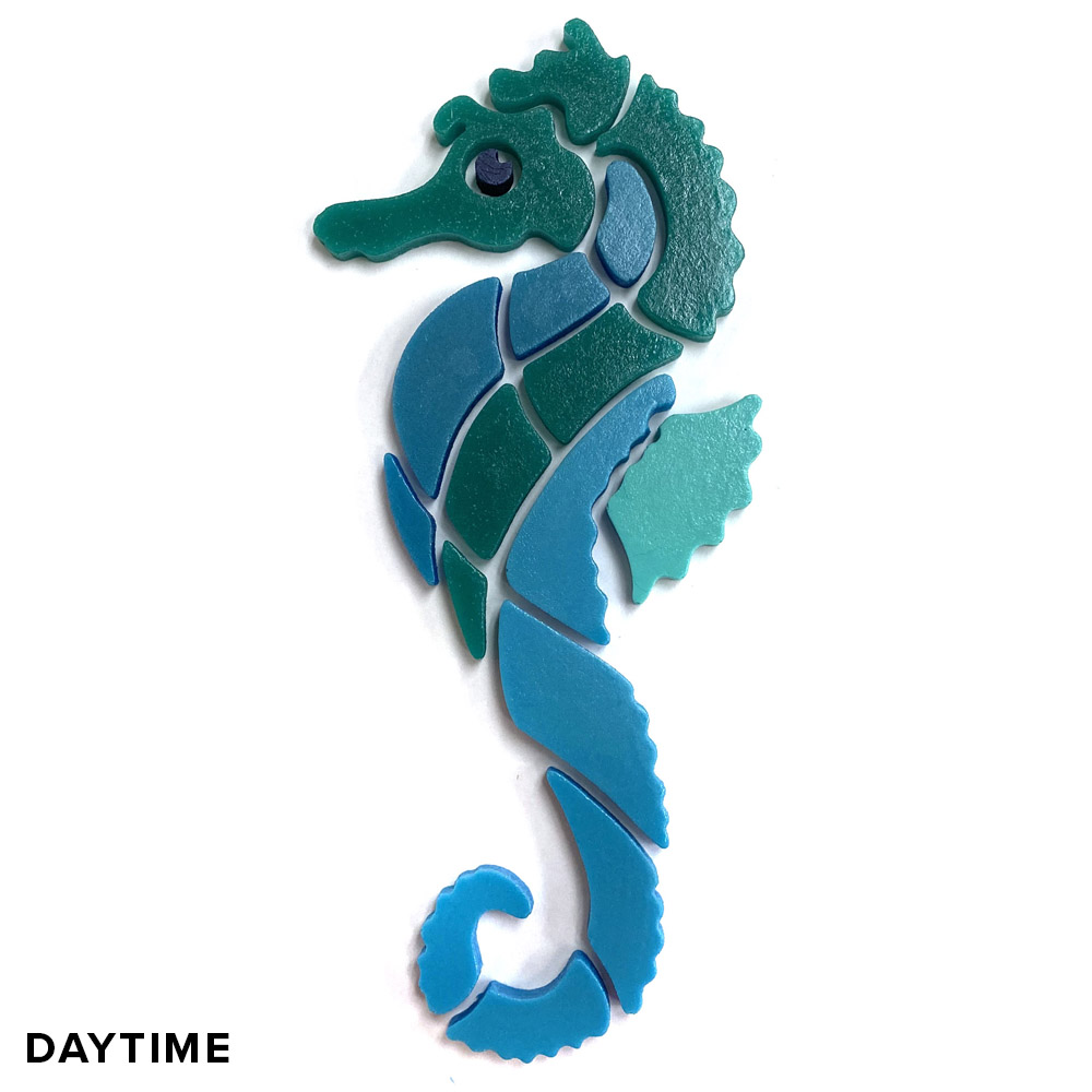 NUVO-Glo Glow in the Dark Seahorse Mosaic